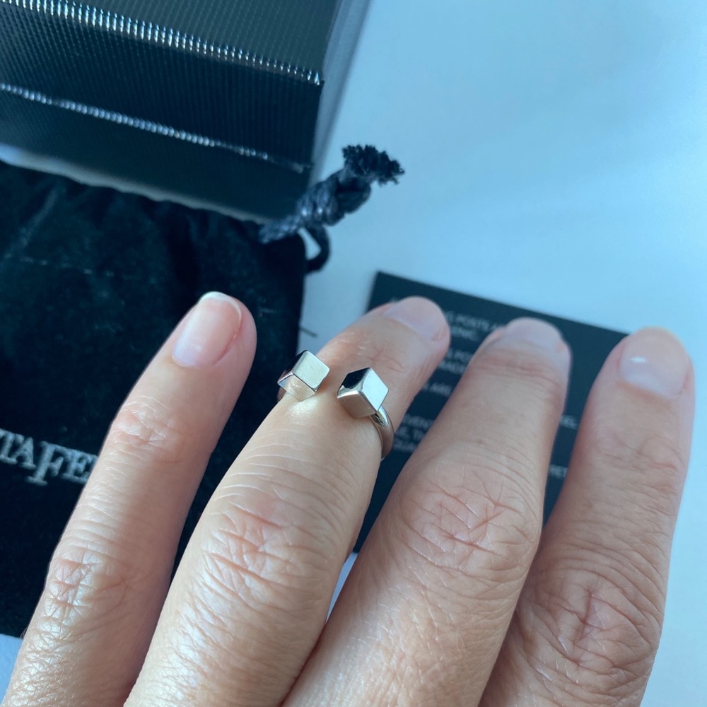 Vita Fede midi cube ring